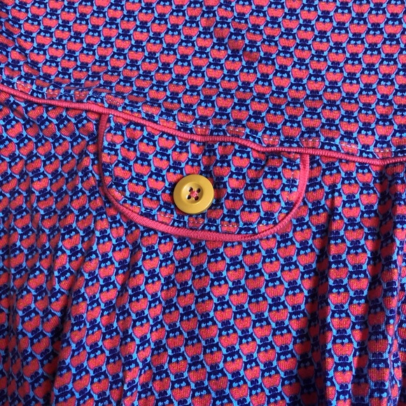 HANNA ANDERSSON girls owl dress size 150 12 - Picture 3 of 11